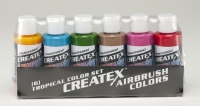 Tropical Createx Airbrush Colors Set